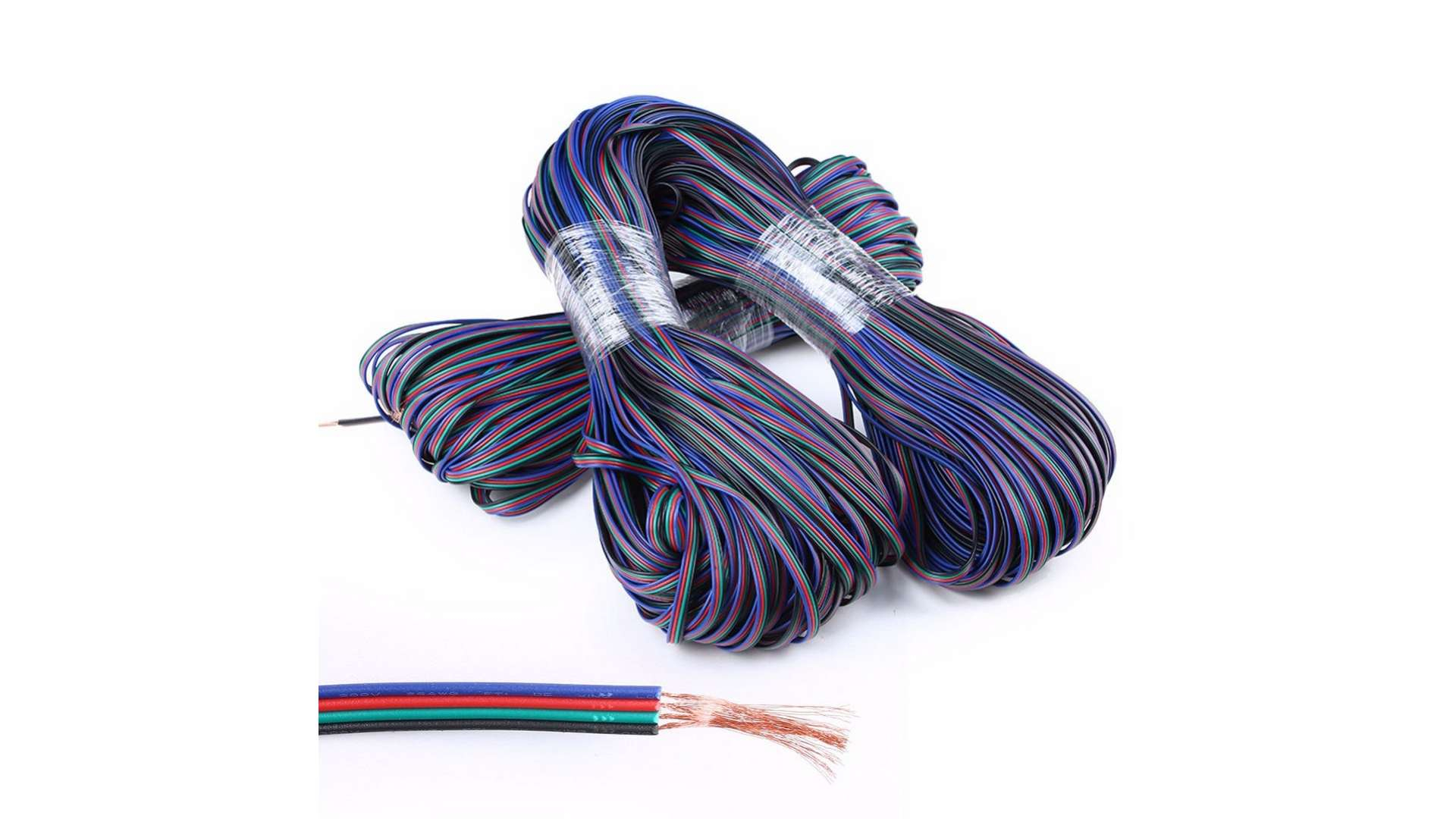 4 Channel Led Color Code 4-core RGB LED cable ★ Sklep Led - Labs